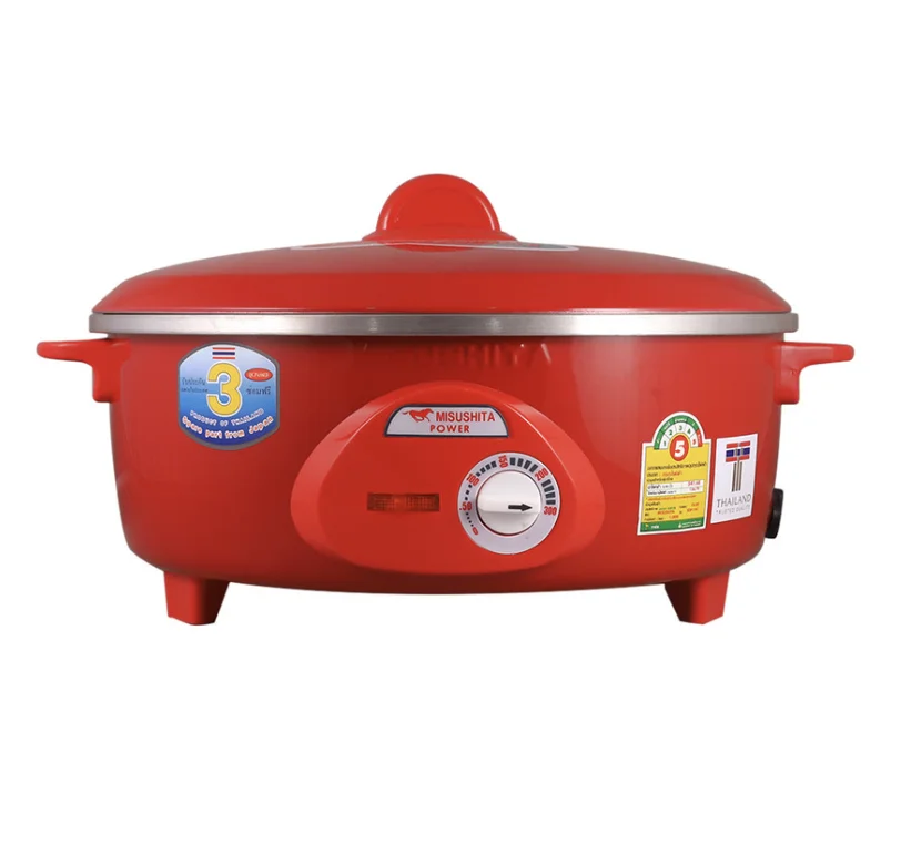 Misushita Electric Frying Pan SGP-141  Multi Color Frying Pan Cover Auto Multipurpose Deep Fryer Electric