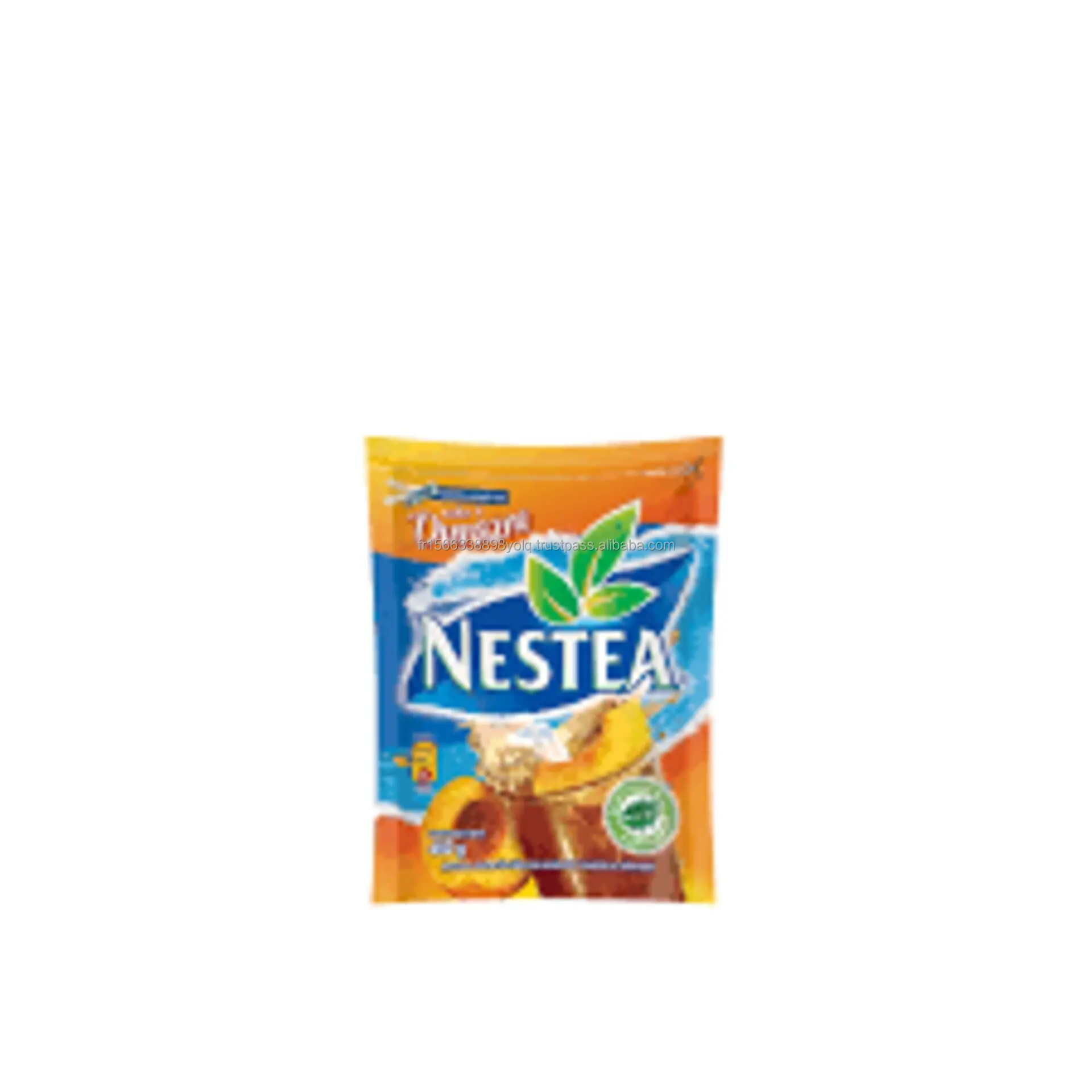 Nestea Iced Tea Lemon, 400 gram with Free Sipper, (makes 1 Litre) - Lemon Ice tea