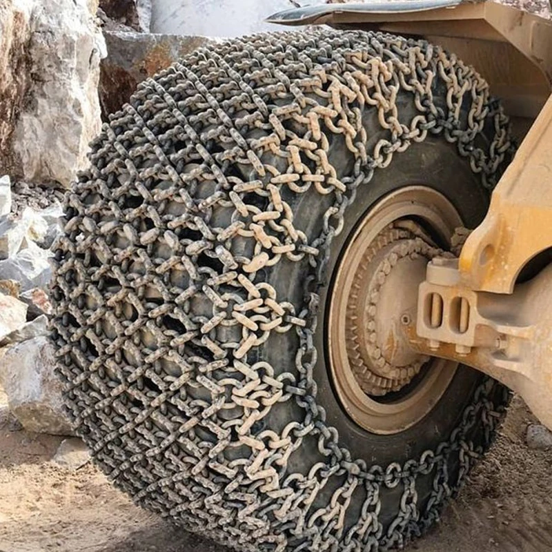 26.5-25 Hot Slog China Manufacturer Coal Mining Tire Protection Chains