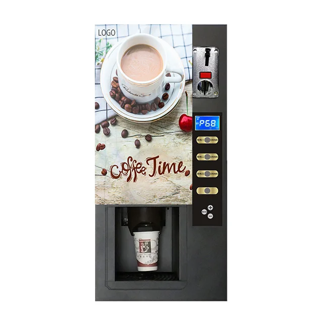 Coffee Vending Machine in green colour for tea and coffee both for bulk order Instant coffee machine
