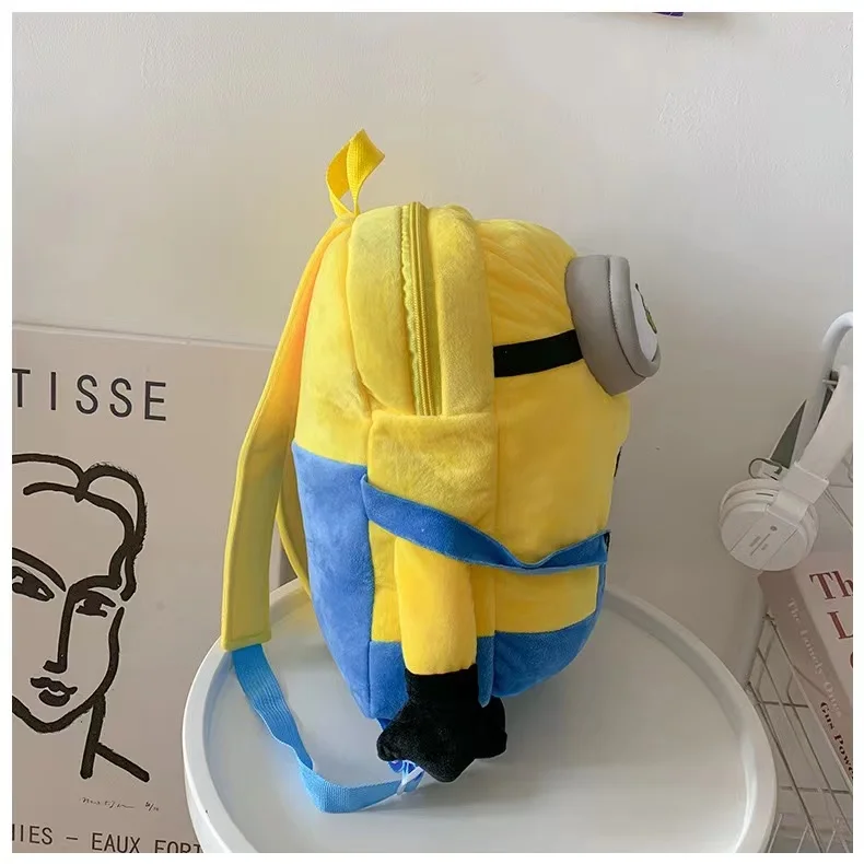Minion Plushie Toys Bob Kevin Stewart Minion Plush Dolls Lovely Movie Yellow Figure Stuffed Toy Backpack