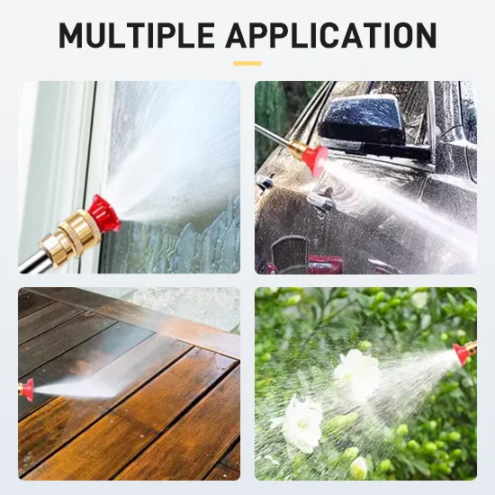 Discount Portable Lithium Battery Powered 20V Cordless High Pressure Cleaner Gun Powerful Car Washer Machine