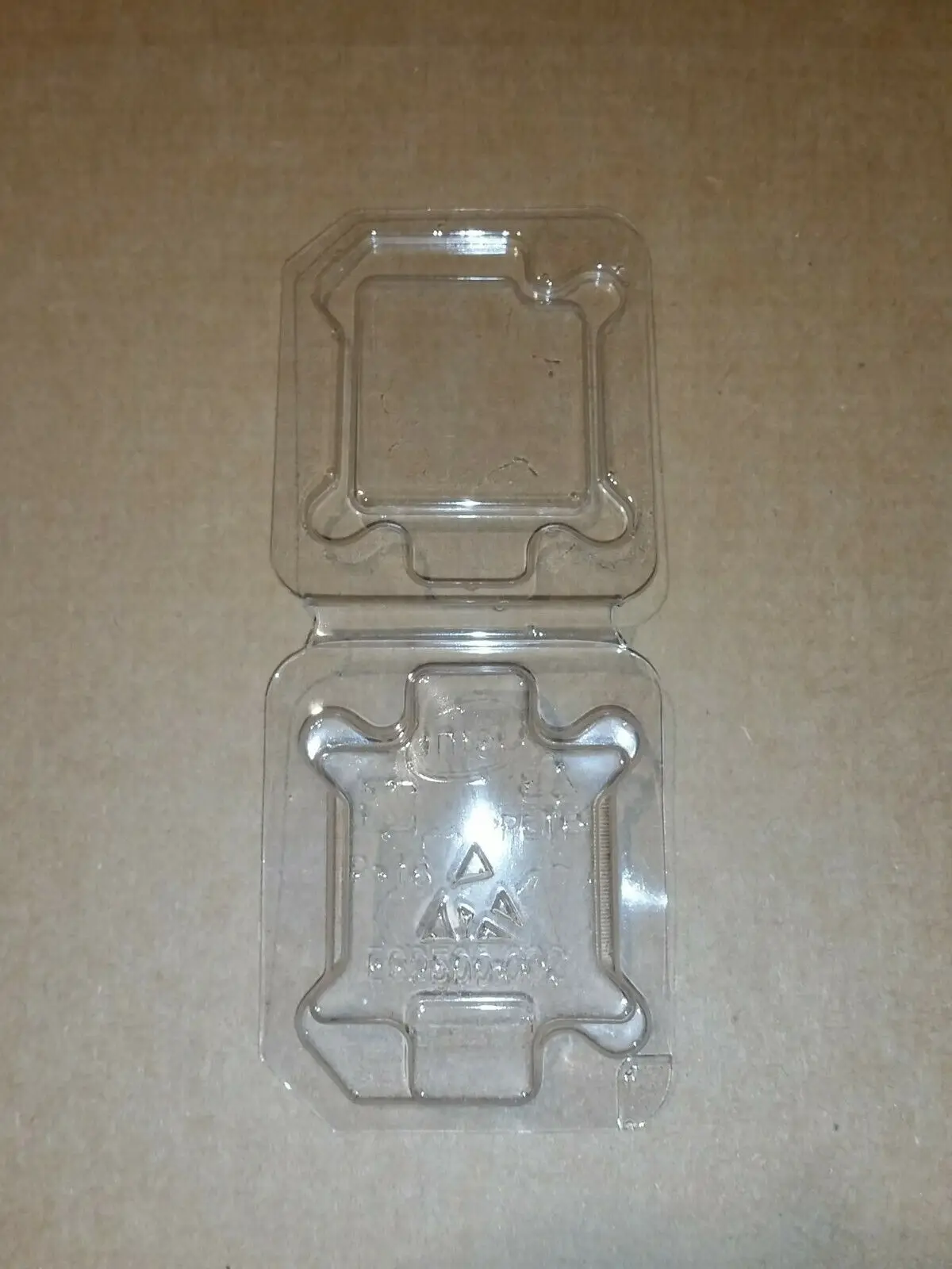 Custom Clear  Plastic Hanger Clamshell Double Blister Packaging Box
