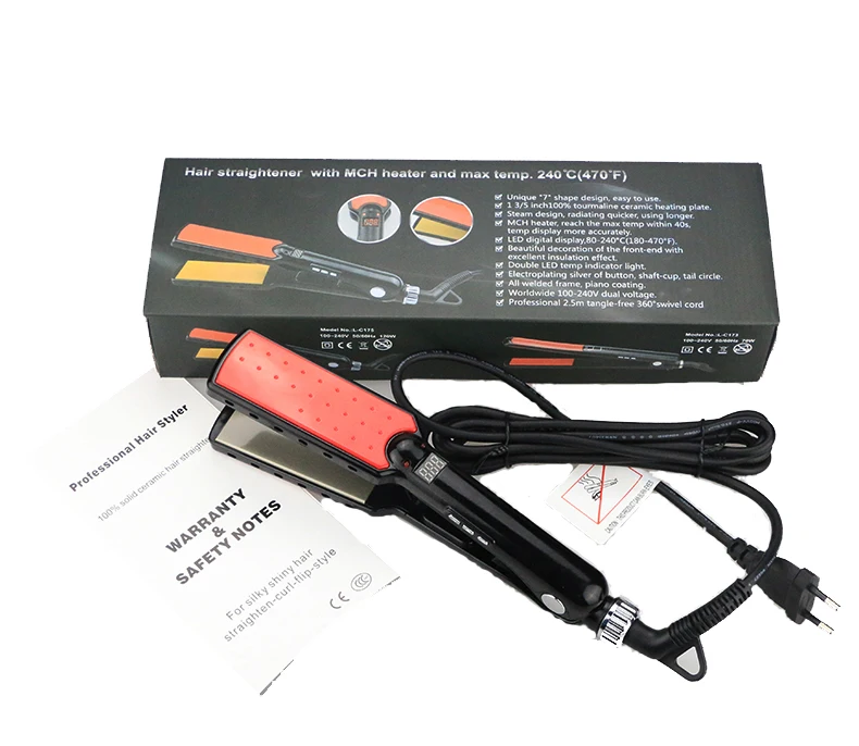 
High Quality 45W Ceramic Fast PTC Heater Best Permanent Flat Iron Hair Straightener 