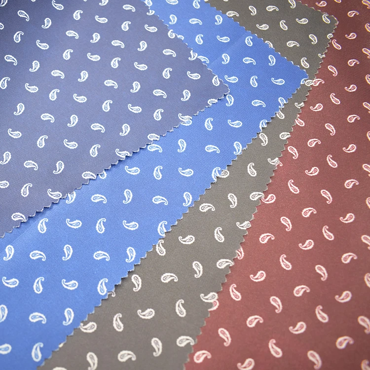 hot sale lining fabrics 100% polyester twill printed fabrics for garment custom print design