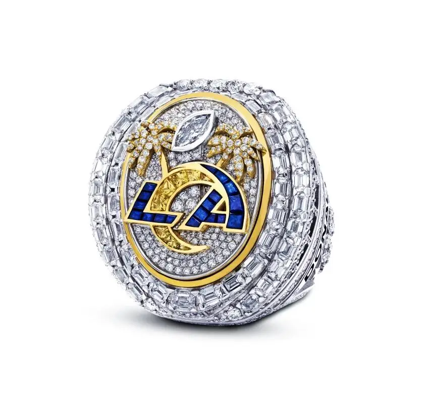 2022 официальные спортивные ювелирные изделия N FL LA Rams Donald Stafford Bowl Кольцо чемпионата по суперфутболу Индивидуальные Кольца для