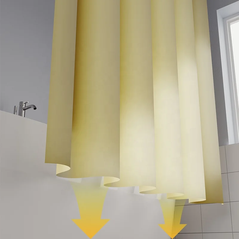 Wholesale Custom 100% PEVA Anti-Mold Non-Toxic Home Hotel Shower Room Shower Curtain Lining
