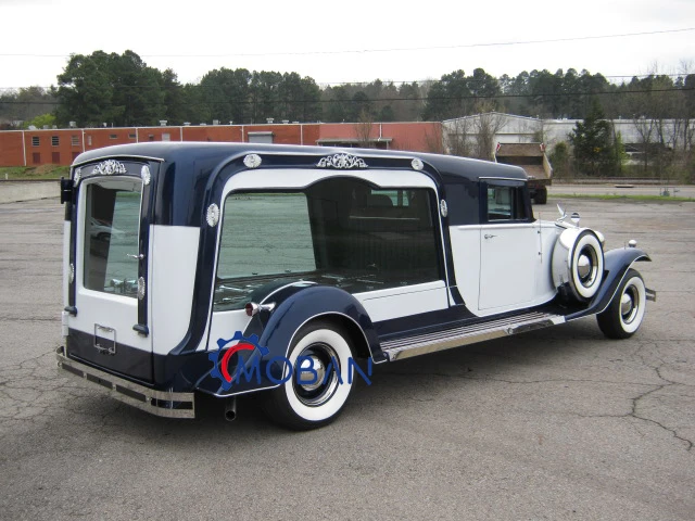 Special Hearse For Funeral Black and white Master Rouse hearse New Horse-Drawn Hearse