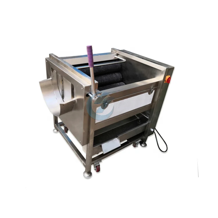 Potato Ginger Roller Washer Brush Peeling Machine carrot peeling machine