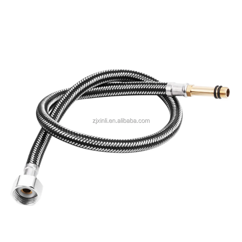 X18674P Stainless Steel & Nylon Wire Knitted Flexible Hose