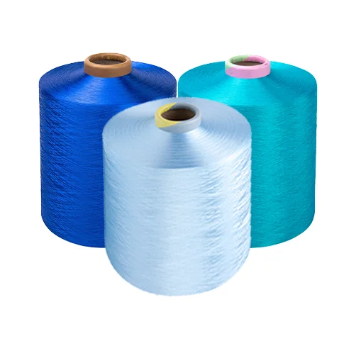High Elasticity Textured Polyester Yarn Factory DTY Solution Dyed Semi Dull NIM SIM 300D 150D