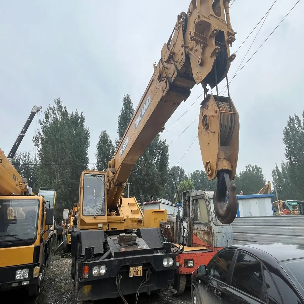 Мобильный кран Tadano TR250M 25 тонн круговой пересеченной местности используется с двигателем и насосом Weichai номинальная грузоподъемность 30