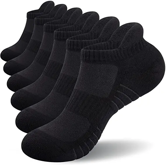 Men 10 Pack Low Cut Comfort Cushion Casual Sock Breathable Low Cut Tab With Arch Support Sports Socks