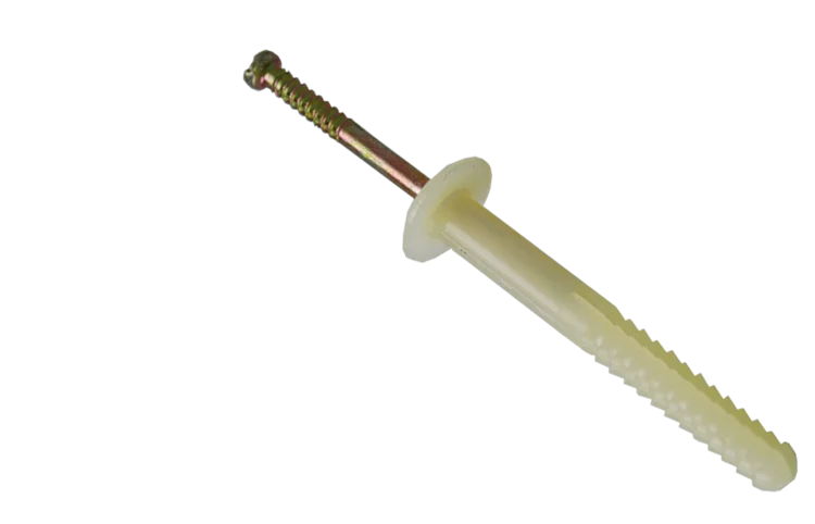 5x25 nylon hammer nail in mushroom & round head a anchors 500 lbs for