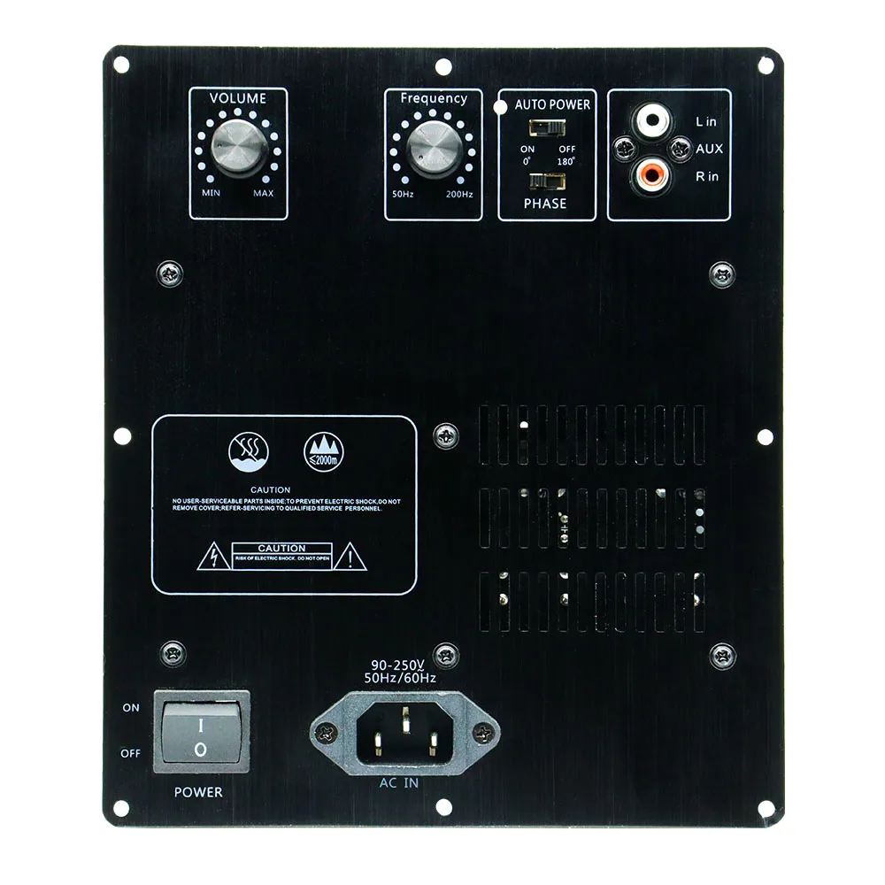 OEM высокой мощности 200W * 1CH AC 90-250V активный сабвуфер подойдет как для повседневной носки так Плата усилителя стабильным при 4 Ом