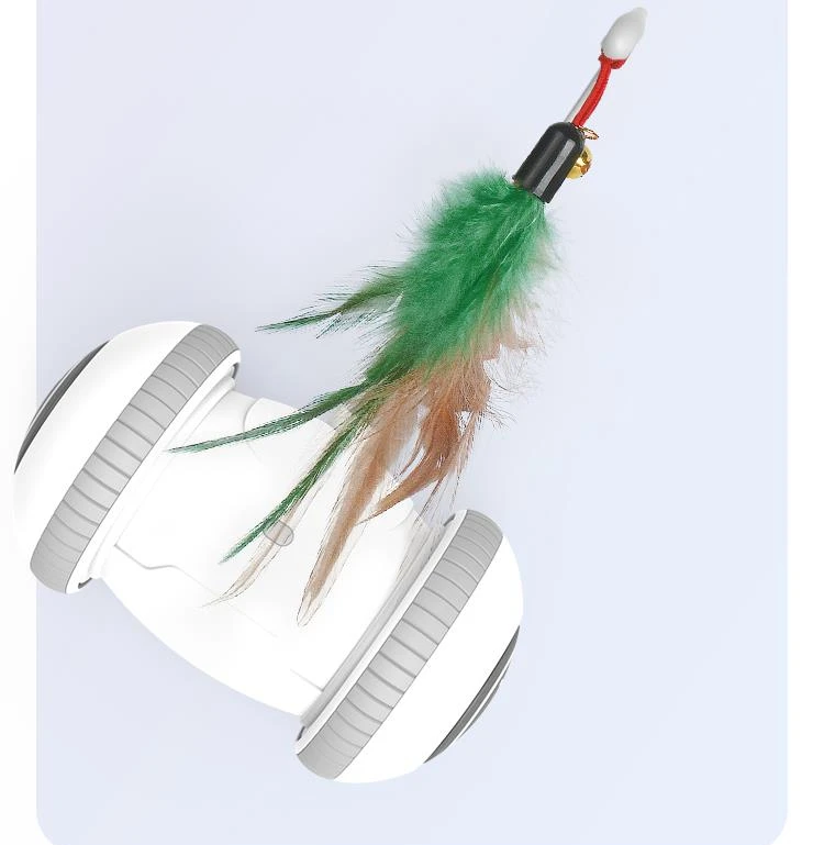 cat plush toys automatic mouse toy for cats and dogs indoor interactive feather dragonfly led ball paw cheerble baby