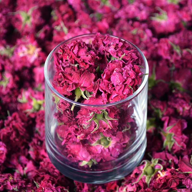 Meilan Rose Crown Tea Organic Sichuan Dry Rose Big Flower Super Soaked Double Petal Bulk Bottled in Flagship Store