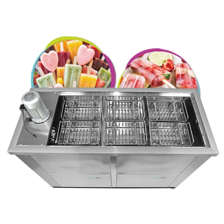 Commercial high quality low price 6 moulds popsicle machine / ice lolly machine / popsicle maker