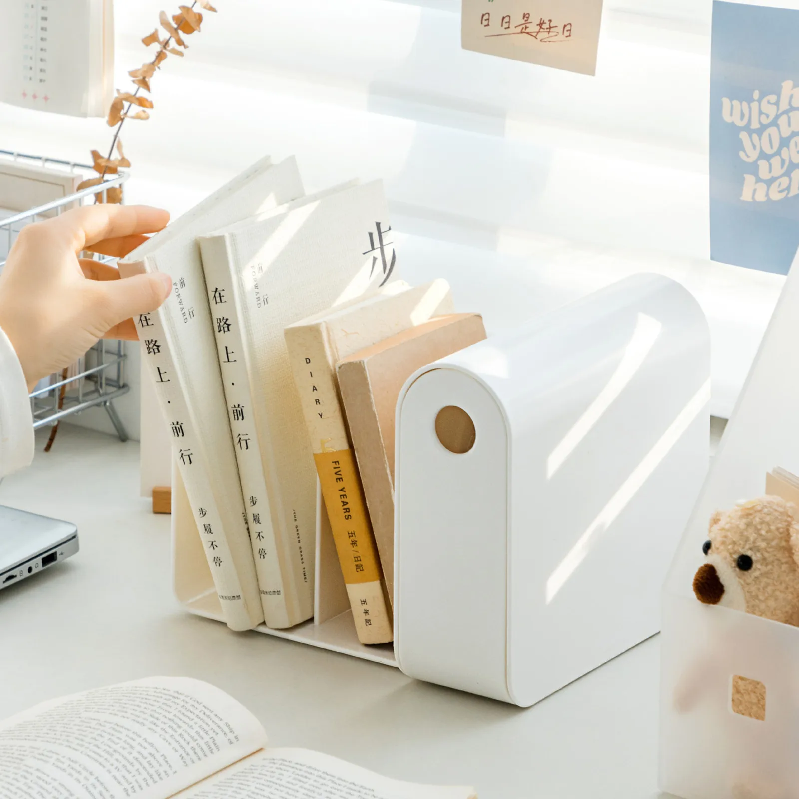 Новинка лидер продаж аксессуары для дома подставка ручек полка офисных книжных полок органайзер Складная журналов