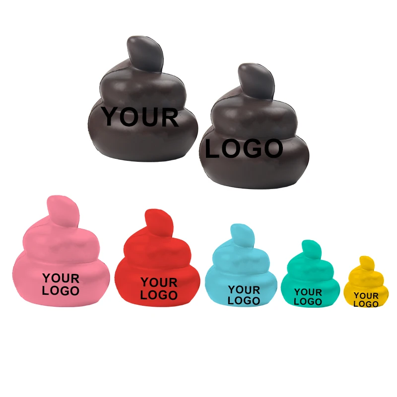 Promotional Gifts Pressure Reduction Custom Logo Color Printing Round pu Foam Anti Squeeze Toys Stress toys for children