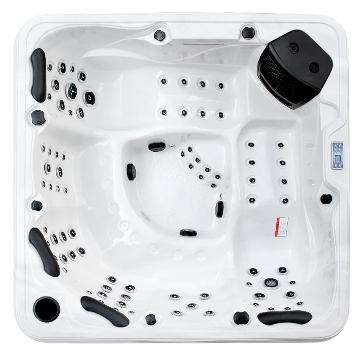 Уличный массажный балбоа Jazzi на 6 персон, акриловый Спа с функцией массажа, светодиодные лампы настроения SKT333E