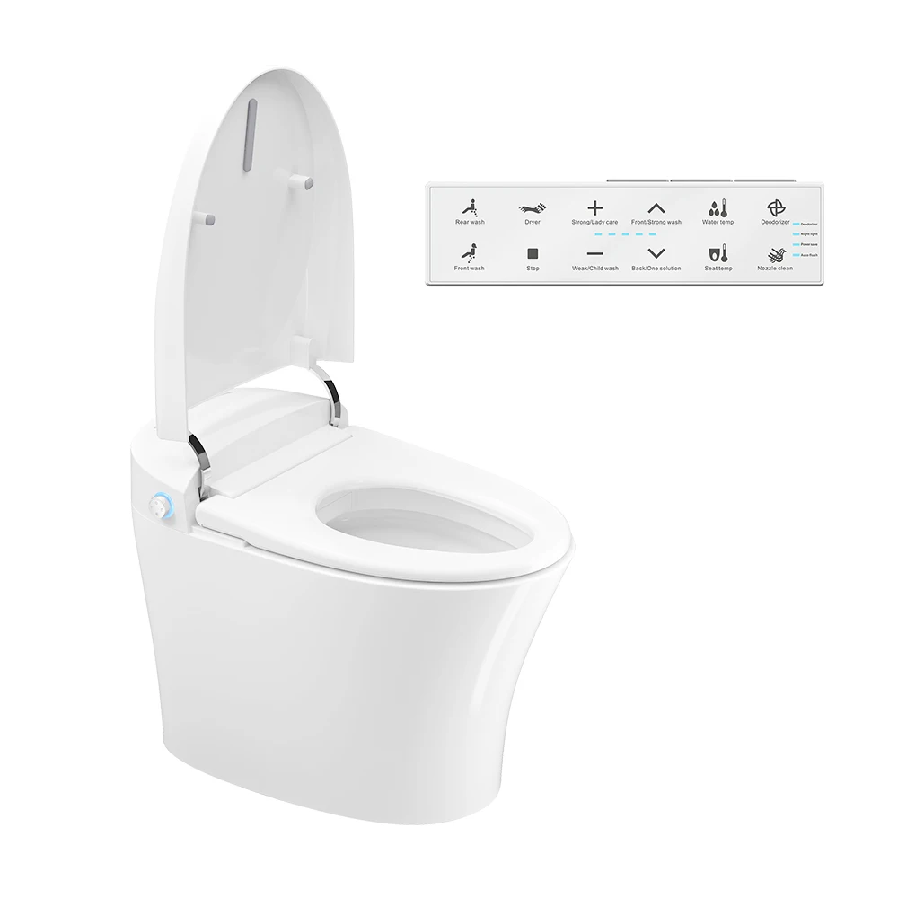 TEJJER Auto flush smart sensor wc toilet bowl with bidet toilet