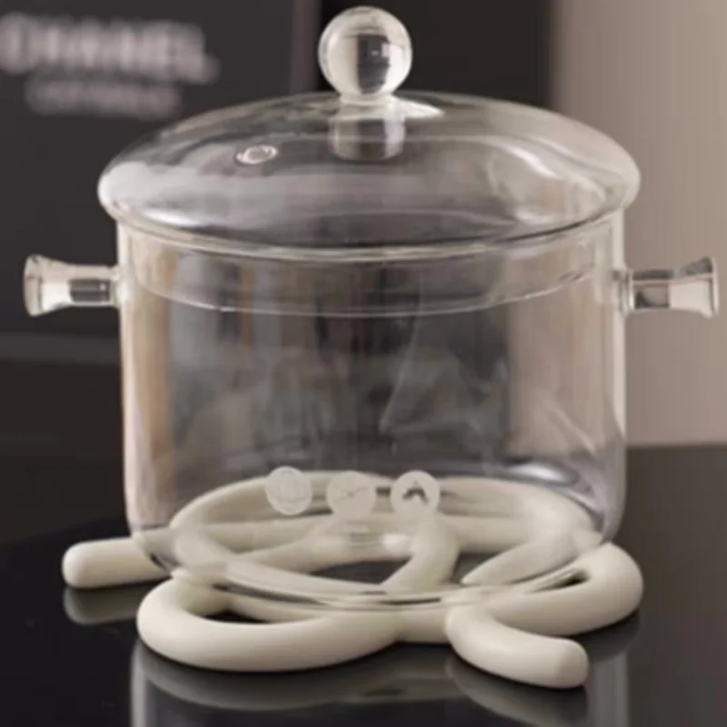 Ceramic Heat Insulating Kitchen Mat Anti Scald Dish Pot Bowl Mat Creative Decorative Design Table Use Household Sundries Product