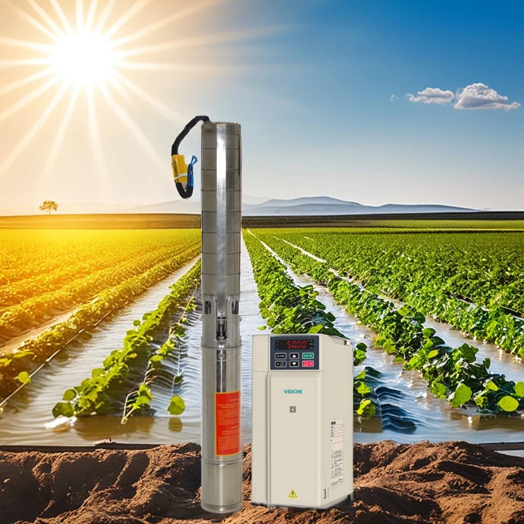 Yemen hot selling 200 meters submersible deep well solar water pump for agriculture irrigation 18.5KW