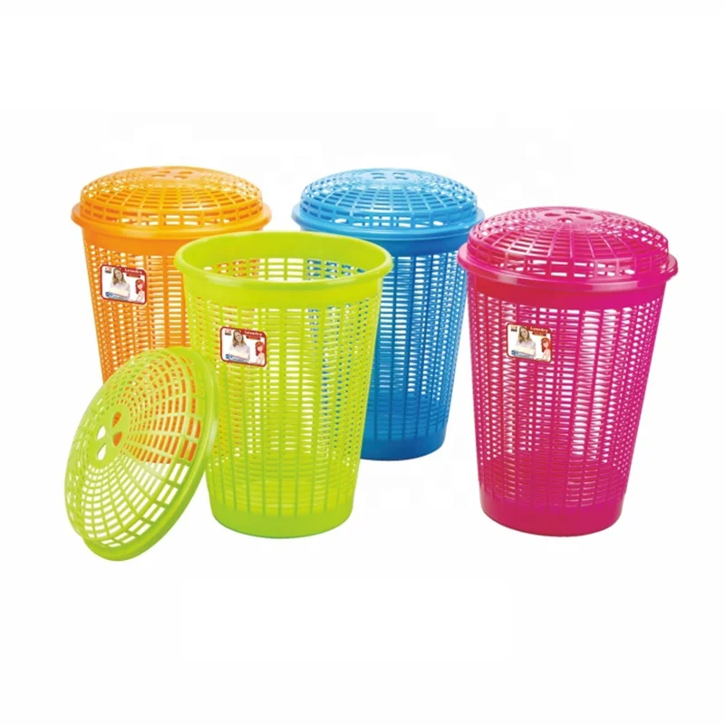 Haixin&Arsto Wholesale Plastic Storage Basket  Laundry Basket Clothes Basket