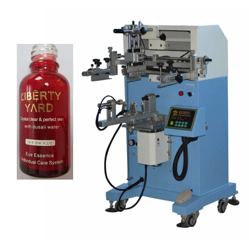 New Semi Automatic Silk Screen Printing Machine For Plastic Glass Cosmetics Bottles Paper Cup