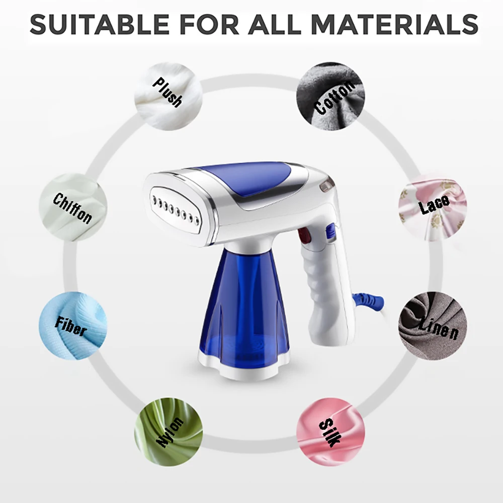 250ml Portable Foldable Steaming Iron Hand Held Garment Steamer for Clothes Travel Fabric
