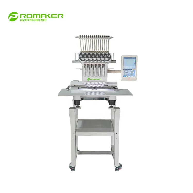 
China Promaker Single Head Computer Embroidery Sewing Machine customized with high quality 