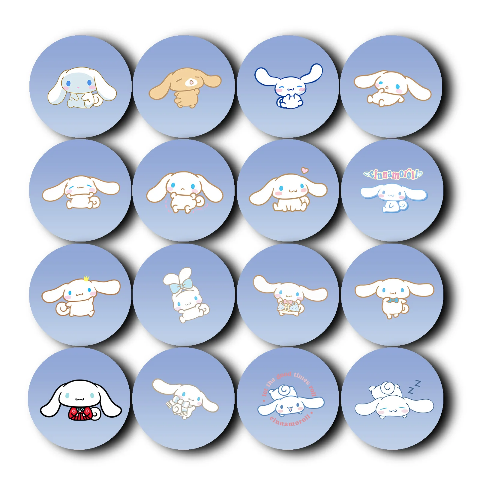 Plastic Finger Ring Sockets Lovely Cartoon Cinnamoroll Popping Socket Mobile Phone Accessories for Iphone Holder Custom Logo