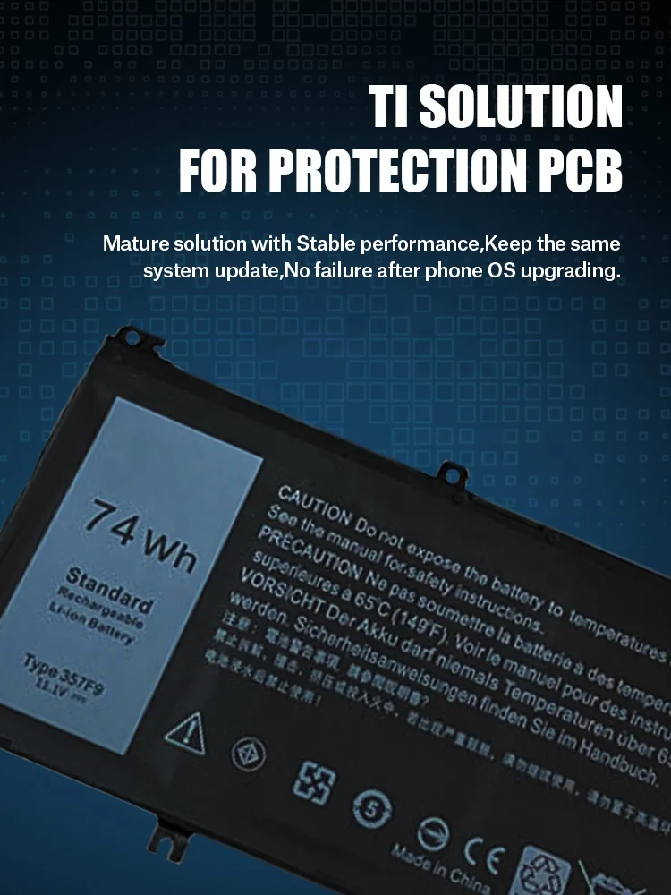 New and High Quality Laptop Battery For Dell Inspiron 15 7566 INS15-7566-D1545B INS15-7566-D1545R