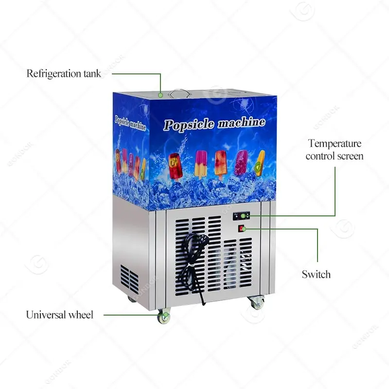Candy Cream Stick Maquina Para Hacer Paletas De Helado Vend Ice Lolly Pop Maker Freeze Popsicle Make Machine