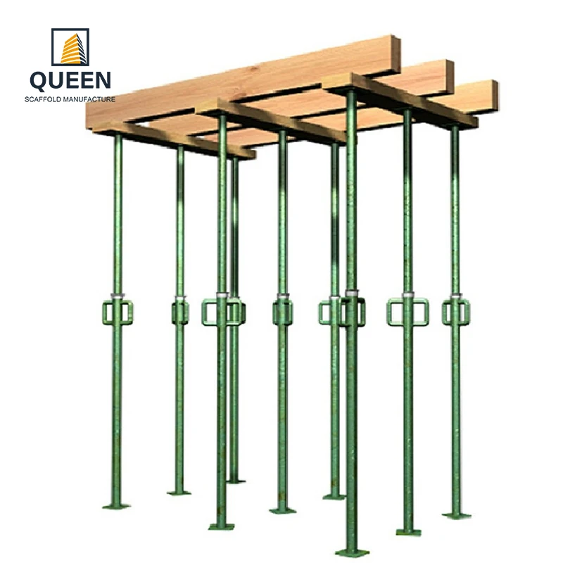 QUEEN adjustable steel props jack parts heavy duty adjustable steel prop adjustable steel wall prop