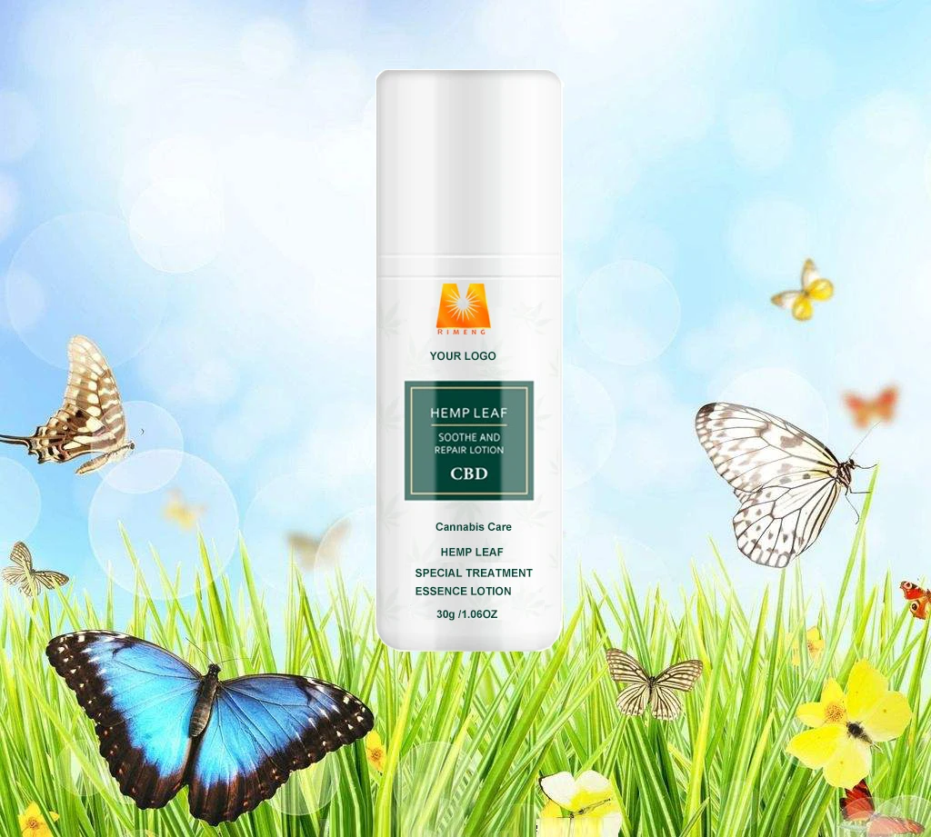 
Customizing wholesale from your original factory natural soothing hemp leaf face lotion 