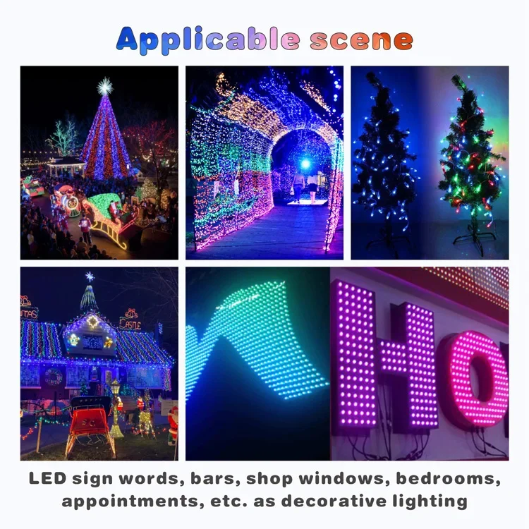 LED Modules Mesh Light Pixel Led DC5V 12V Waterproof Full Color WS2811 12mm IP68 Bullet LED PIXEL Light for Christmas Decoration
