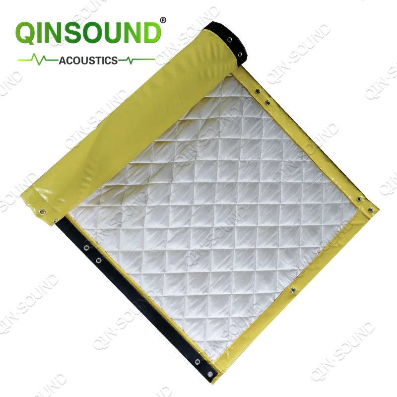 Outdoor Water Proof Noise Absorption MLV Soundproofing Sound Blanket for Materials Construction Site