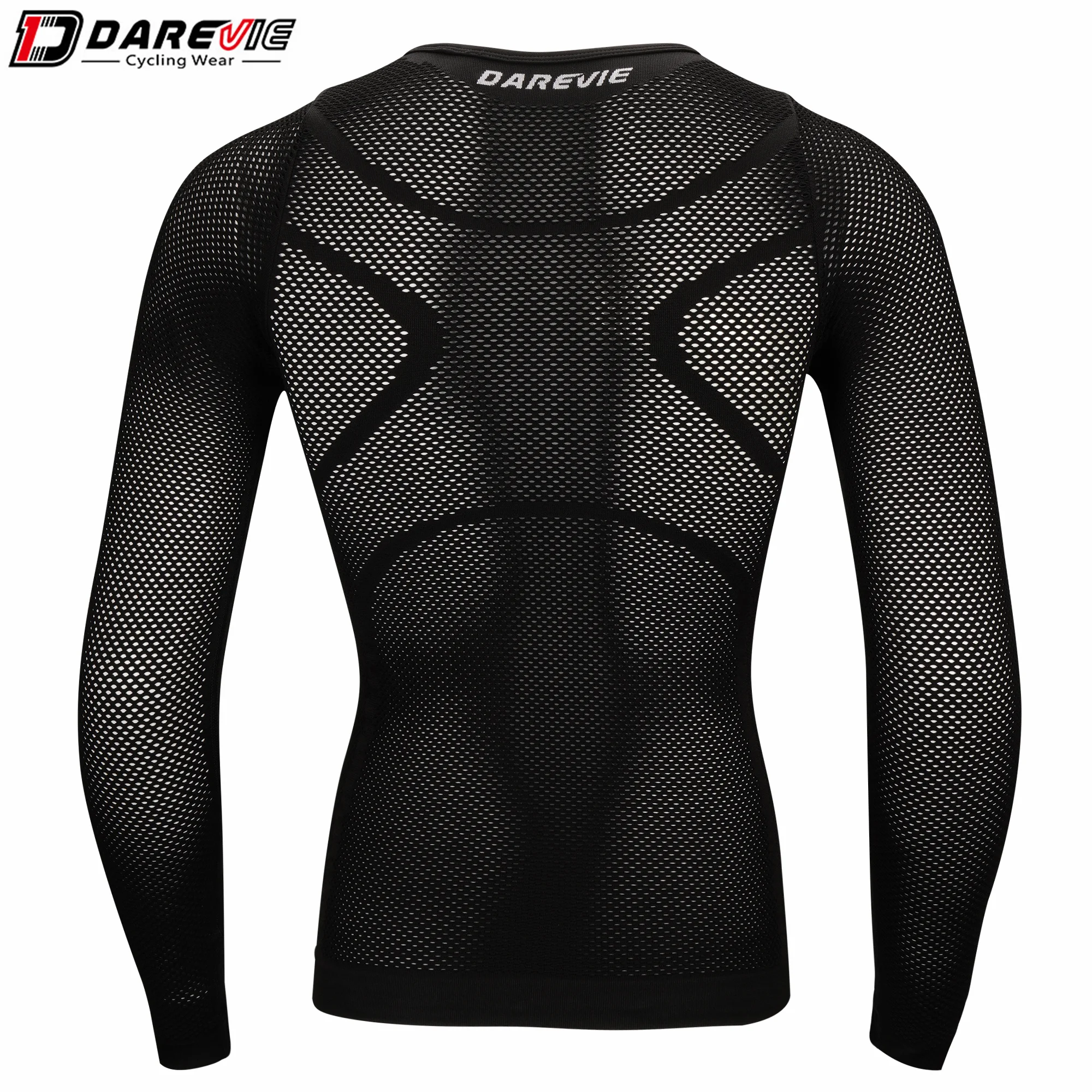 Men Gym Compression Under Base Layer Tops Absorb Sweat Quick Dry Blank Seamless Shirts Football Base Layers