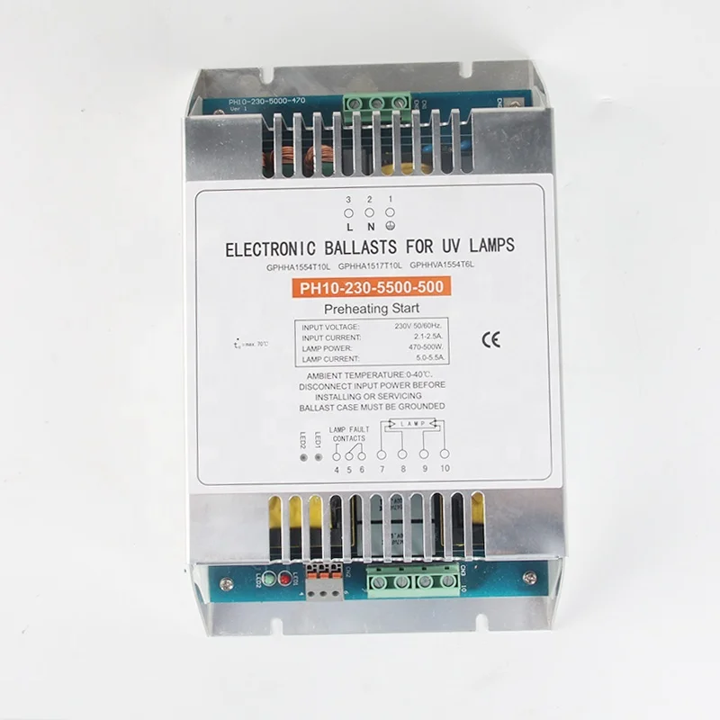 Original supply of Baishi waste gas and sewage treatment 320W ultraviolet lamp electronic ballast RH9-2100-320