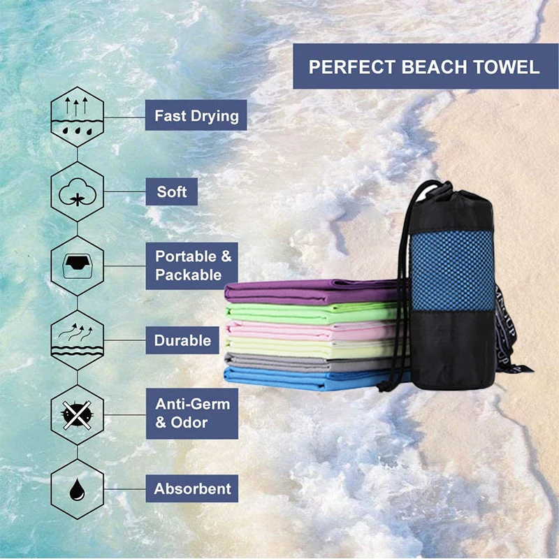 Полотенце из микрофибры для фитнеса