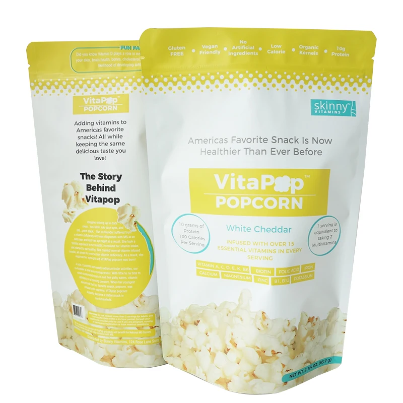 Matte Package Stand Up personalized plastic aluminum Foil Zip Lock Packaging Bag doypack Mylar Storage Food Bags