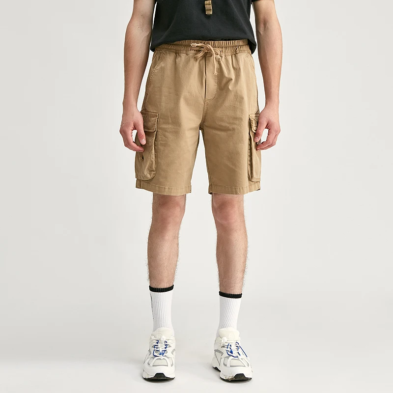 SABIN factory wholesale drop shipping high quality stretch fabric slim fit mens 6 multi pockets workout shorts mens cargo shorts