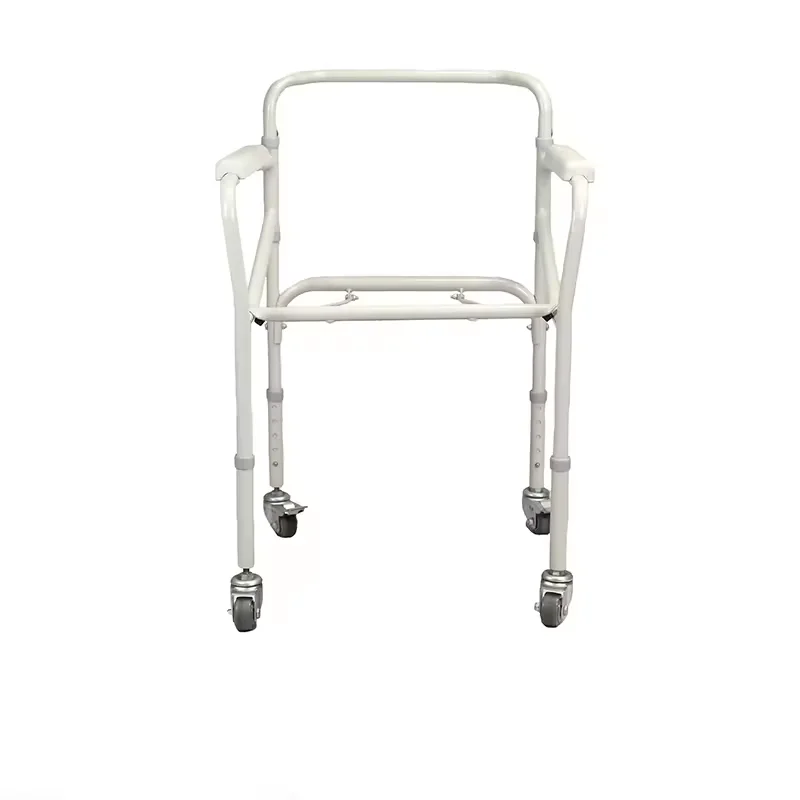 Patient care plastic shower commode toilet chair seat