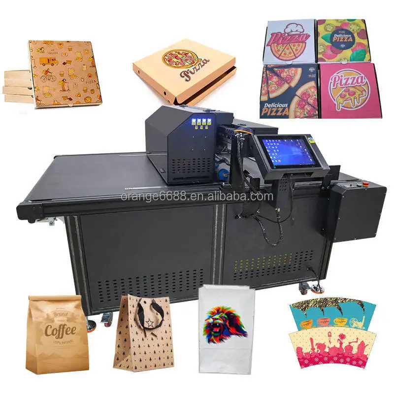 High Resolution Single One Pass Printer Paper Cup Digital Carton Printer