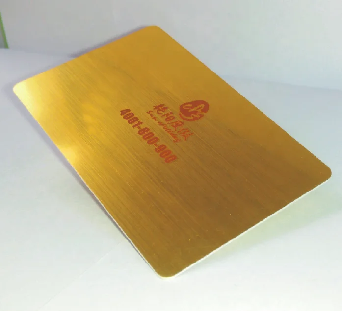 High Quality Customized Printing CR80 PVC Gold Silver Membership VIP Business Gift Card