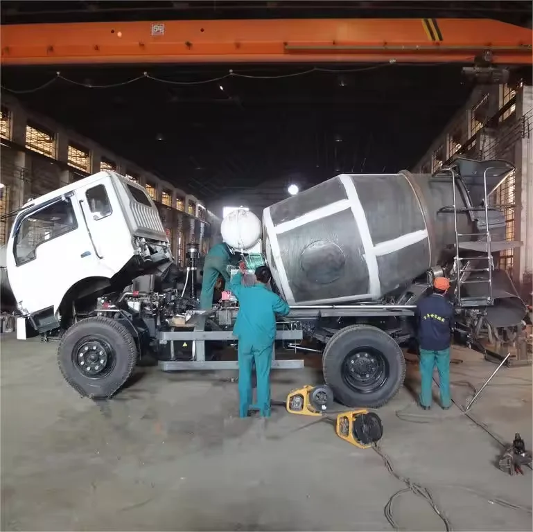 High Quality Small Concrete Mixer Beton Mini Mixer Truck For Ready Mix Transporter 10 Cubic Meters Ready Mixer Truck With Pump