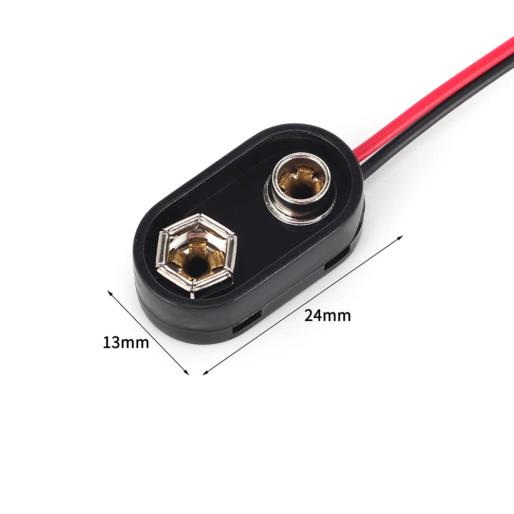 Жесткий пластиковый Чехол для аккумулятора 9V + 9V-