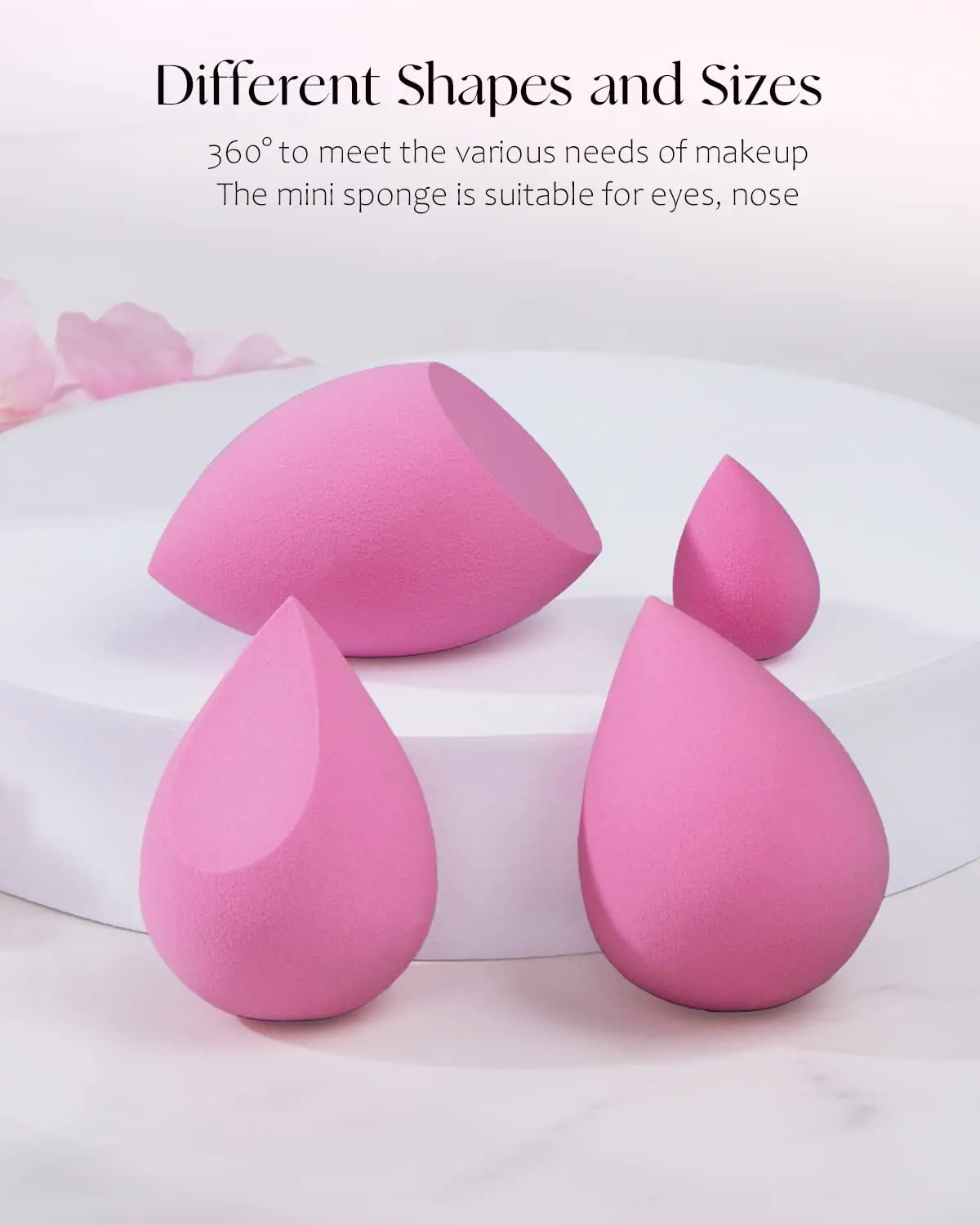 7 Pcs Makeup Blender Sponge Set Soft Beauty Sponge Blender With a Bottle And Egg Case Holer Makeup blender latex free